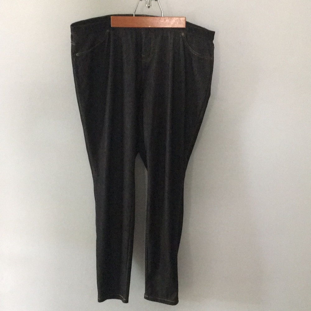 Simply Vera Black Jean Leggings. Sz XL